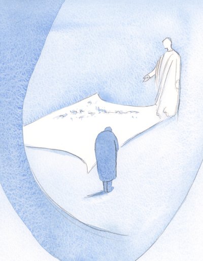 彼は、私のぼろぼろの衣服が-彼の視線にさらされることによって-きれいになるだろうと説明した。それは「結婚式の衣服」になります。、2000年（紙にw - c） 作： Elizabeth Wang