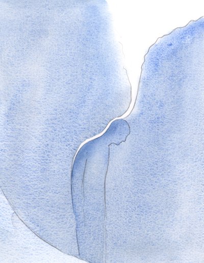 私たちの祝せられたお嬢様の祈りは、煉獄で待っている魂に、なだめるような香油として、輝く恵みの流れをどれほど素晴らしく送りますか。、2001年（紙にw - c） 作： Elizabeth Wang