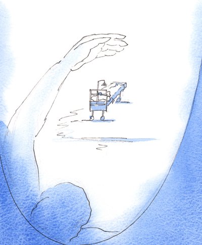 「私はあなたを私の愛に抱きしめています」。父なる神は、私がどこにいても、病院にいても、2003年に彼の世話をしていることを私に示しました（紙にw - c） 作： Elizabeth Wang