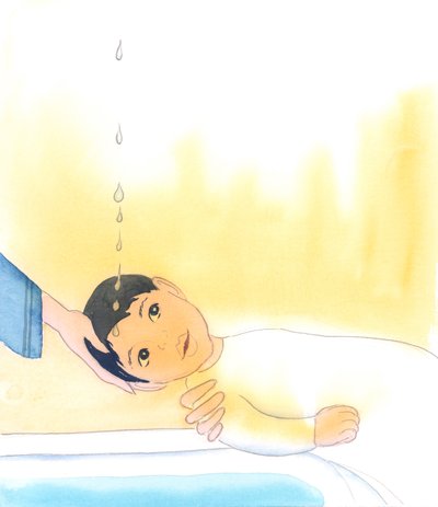 私たちが救われることを望むなら、バプテスマの重要性は誇張することはできません、2003年（紙にw - c） 作： Elizabeth Wang