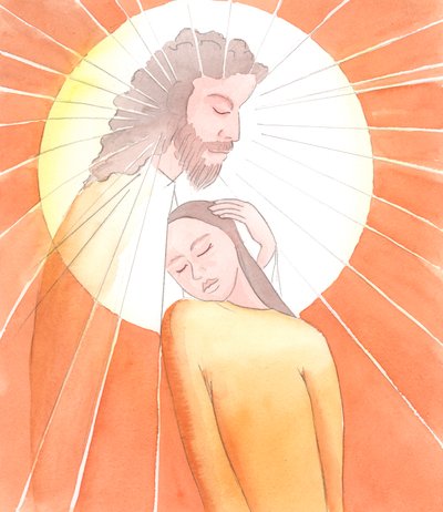 心と思いを整理してキリストに目を向けると、2000年にキリストを知る喜びを忘れることができます（紙にw - c） 作： Elizabeth Wang