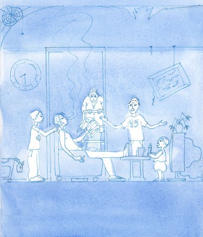 私たちが身近な家族に対する義務を果たすのは神の意志です、2002年（紙にw - c） 作： Elizabeth Wang