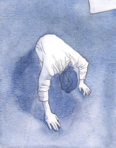 イエスは、2000年にゲテセマネの園で天の御父に苦しみながら祈っています（紙にw - c） 作： Elizabeth Wang