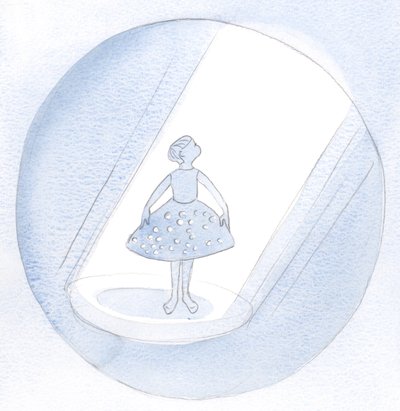 子供のように、私たちは「新しい服」、つまり神が私たちに与えてくださる贈り物に喜びを示すことが許されています。しかし、すべての名誉は、2000年の贈与者によるものです（紙にw - c） 作： Elizabeth Wang