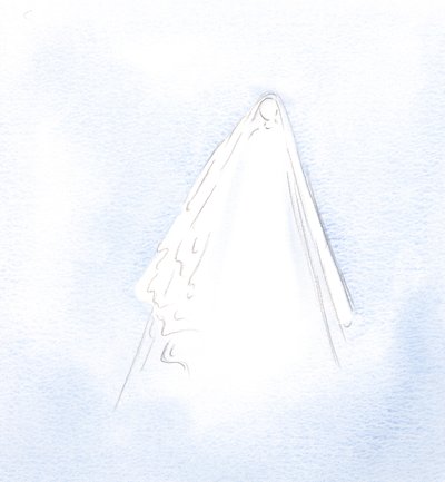 メアリーの優雅さは、彼女の沈黙と苦しみ、そして神のご意志を行うことへの憧れから生じたものであると私は学びました。、2001年（紙にw - c） 作： Elizabeth Wang