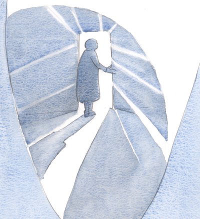 ある日、私はキリストに私の本当の秘密の考えを示しました。彼はそのような小さな苦痛を軽蔑しませんでしたが、その真実についての私の正直さに対して私に報いました。、2001年（紙にw - c） 作： Elizabeth Wang