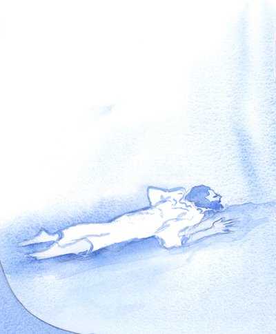 キリストを無視することを選んだ人は、2002年に私たちの罪のために死に苦しんだ出血している人物に背を向けています（紙にw - c） 作： Elizabeth Wang