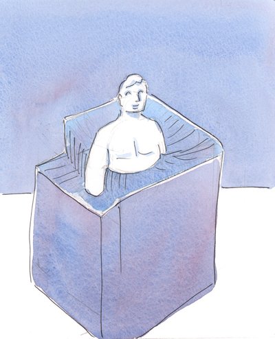 深刻な罪の中に生きる人々の中には、他人を傷つけて故意に快楽を求めたり、野獣のように振る舞ったり、むしろ狂った動物のように振る舞ったりする人もいます。2004年（紙にw - c） 作： Elizabeth Wang