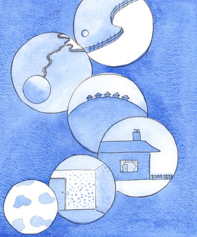 2003年（紙にw - c）、物事に近すぎてその意味がわからないことがあります。 作： Elizabeth Wang