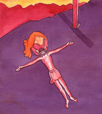 祝せられたおとめマリアは、2001年の彼の人生の終わりにキリストと共にいました（紙にw - c） 作： Elizabeth Wang