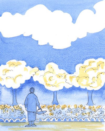主は私に共有する多くの画像を与えてくれてとても寛大なので、私が一時停止してそれぞれを賞賛することができないことを心配する必要はありません、2003年（紙にw - c） 作： Elizabeth Wang