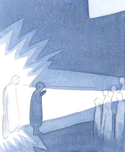 私たちがキリストの近くにいればいるほど、彼は私たちを通して他の人を輝かせます、2000年（紙にw - c） 作： Elizabeth Wang