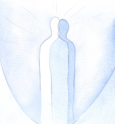 キリストを本当に愛する人は、本当に彼のようでなければなりません。キリストの鏡像として、他の人にとっては、キリストの世話と関心を再現します。、2001年（紙にw - c） 作： Elizabeth Wang