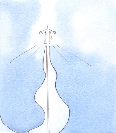 輝く糸のような福音の純粋な真実は、ある時代にはある意味で極端に見え、別の時代には別の意味で極端に見えますが、それを見たいと思うすべての人に見えます、2003（w - c 作： Elizabeth Wang