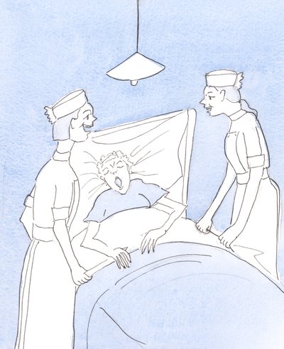 ユニークな個人は、どんなに弱くても、迷惑として、または単なる哀れみの対象として扱われてはなりません、2004年（紙にw - c） 作： Elizabeth Wang