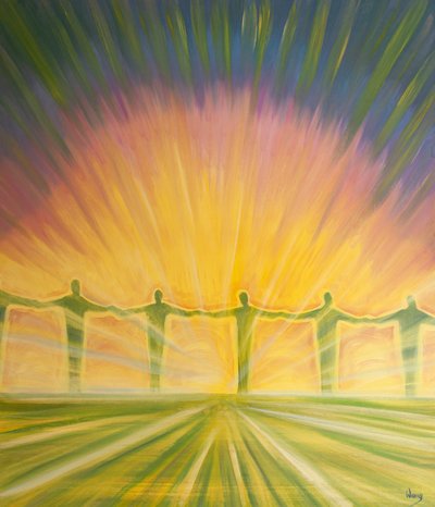 私たちはここミサに立って、キリストが提供するすべての祝福を求め、受け取り、受け入れるだけでよいのです。 作： Elizabeth Wang