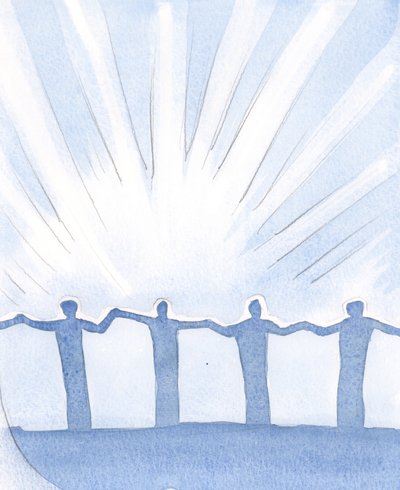 私たちはここミサに立って、キリストが提供するすべての祝福を求め、受け取り、受け入れるだけでよいのです。 作： Elizabeth Wang