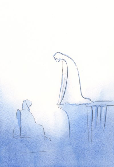 私が聖母の助けを求めるとき、彼女は私を聞きます、2002年（紙にw - c） 作： Elizabeth Wang