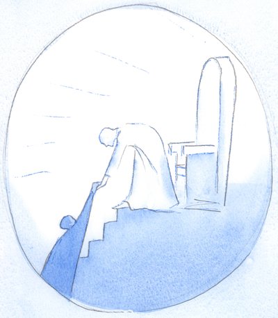 私たちが自分の過ちを告白するとき、キリストの愛への信仰の行為によって、私たちはキリストが私たちを彼のそばの安全な場所に引き寄せることを可能にします、2002年（紙にw - c） 作： Elizabeth Wang