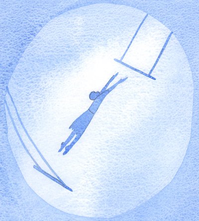 誠実さ、信念、喜びをもって神を賛美する人は誰でも、2002年に「開催」されることに自信を持って、祈りの中で高く舞い上がります（紙にw - c） 作： Elizabeth Wang