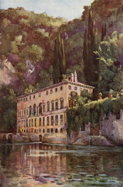 Villa Pliniana、コモ湖（カラーリソ） 作： Ella Du Cane