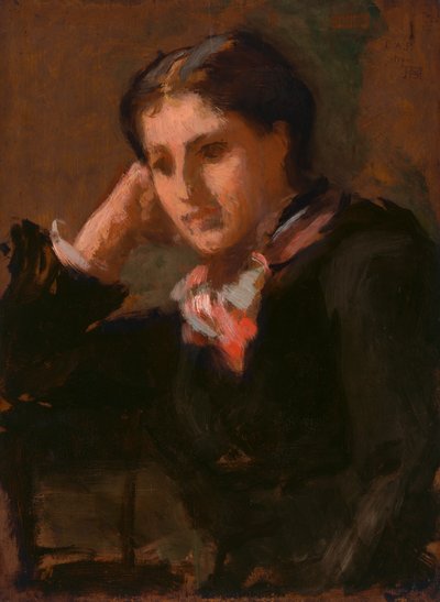 シャーロット・パーキンス・ステットソン・ギルマン、1880年以前。 作： Ellen Day Hale