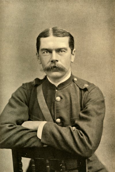 ハルツムのキッチナー卿、1885年、1901年。 作： Elliott and Fry
