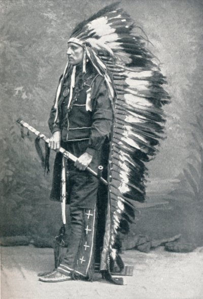 北米インディアン、1912 作： Elliott and Fry