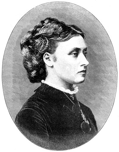 ルイーズ王女、アーガイル公爵夫人、ビクトリア女王の4番目の娘、1900年。 作： Elliott and Fry