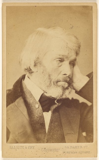 カーライル（1795～1881年 作： Elliott and Fry
