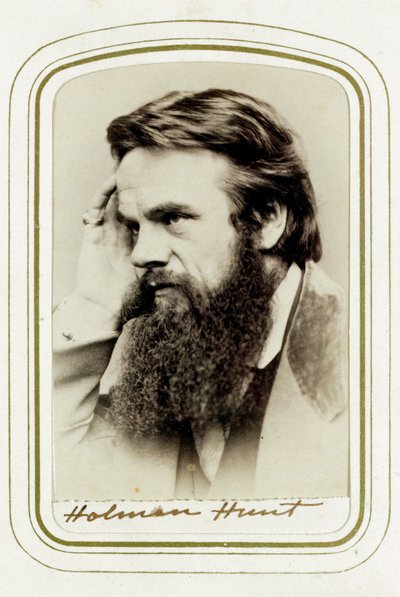 ウィリアム・ホルマン・ハント、イギリス人アーティスト、1865年 作： Elliott and Fry
