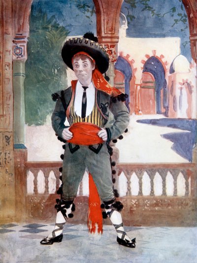 The Toreador、c1902のEdmund Payne。 作： Ellis and Walery