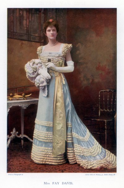 フェイデイビス、アメリカの舞台女優、1901年。 作： Ellis and Walery