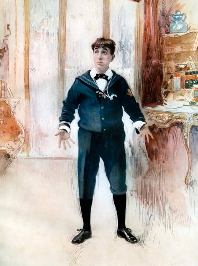ニューボーイのウィードン・グロスミス、c1902。 作： Ellis and Walery