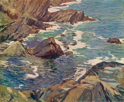 「コーニッシュコーブ」、c1912 作： Elmer Schofield