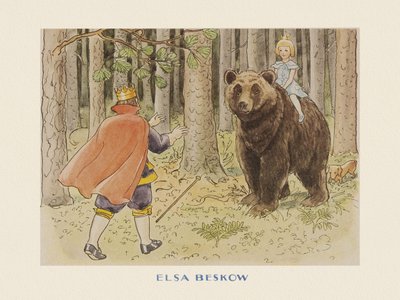 『セッサレットの冒険』（1938年）『クマ』 作： Elsa Beskow