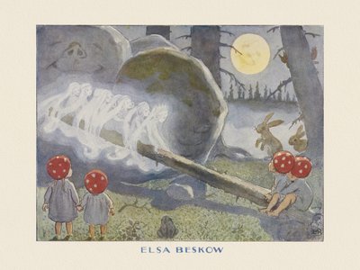 トモテボの子供たち　エルフたち 作： Elsa Beskow