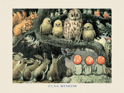 トムテボの子供たち  - 森の動物たち ボードゲーム 作： Elsa Beskow