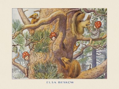 トムテボの子供たち  - 木 作： Elsa Beskow