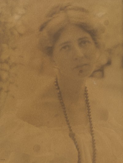 ジュリア・ホール・マッキューンの肖像 1882-1971年、c。 1898年。 作： Ema Spencer