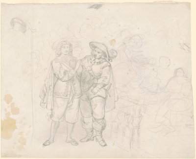 Two Cavaliers [直訳] 作： Emanuel Gottlieb Leutze