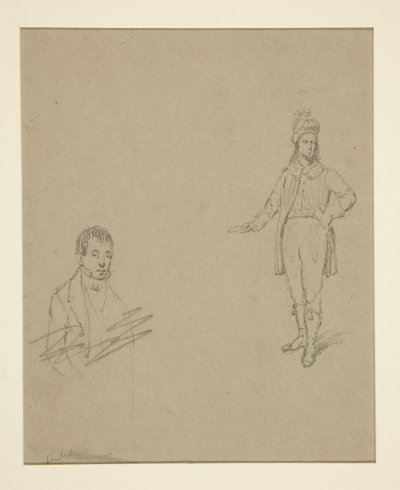 2人の男性 作： Emanuel Gottlieb Leutze