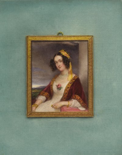 見知らぬ女性の肖像 作： Emanuel Thomas Peter