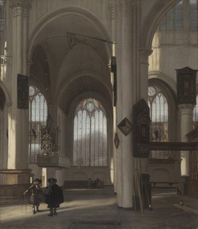 教会の内部、1680年頃（キャンバスに油彩） 作： Emanuel de Witte
