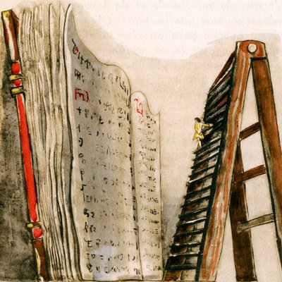 Brobdingnag のガリバー。 1940年（イラスト） 作： Emeric Timar