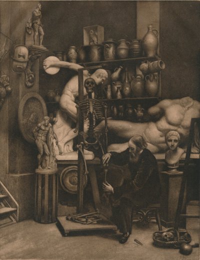 ヘザーレイズホリデー：スタジオライフの事件、c1874。 作： Emery Walker