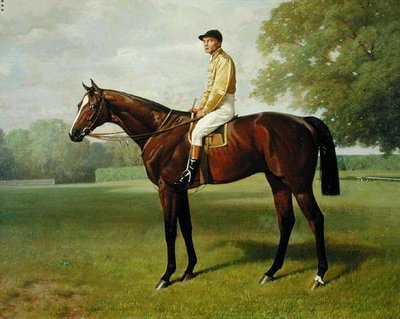 「フライングフォックス」、1899年のダービーの勝者、1899年 作： Emil Adam
