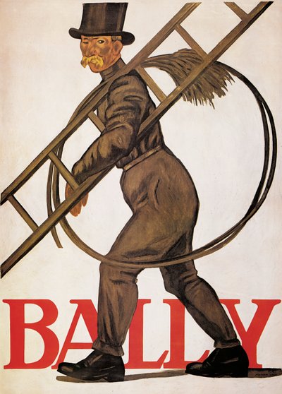 「バリー」レザーのポスター広告、1926 作： Emil Cardinaux
