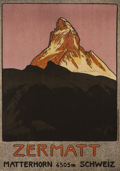 ツェルマット、1908 作： Emil Cardinaux