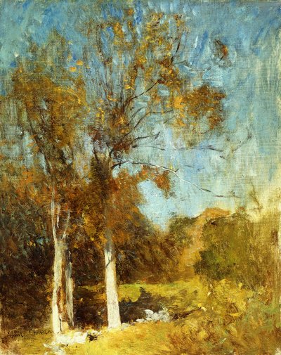 秋の木 作： Emil Carlsen